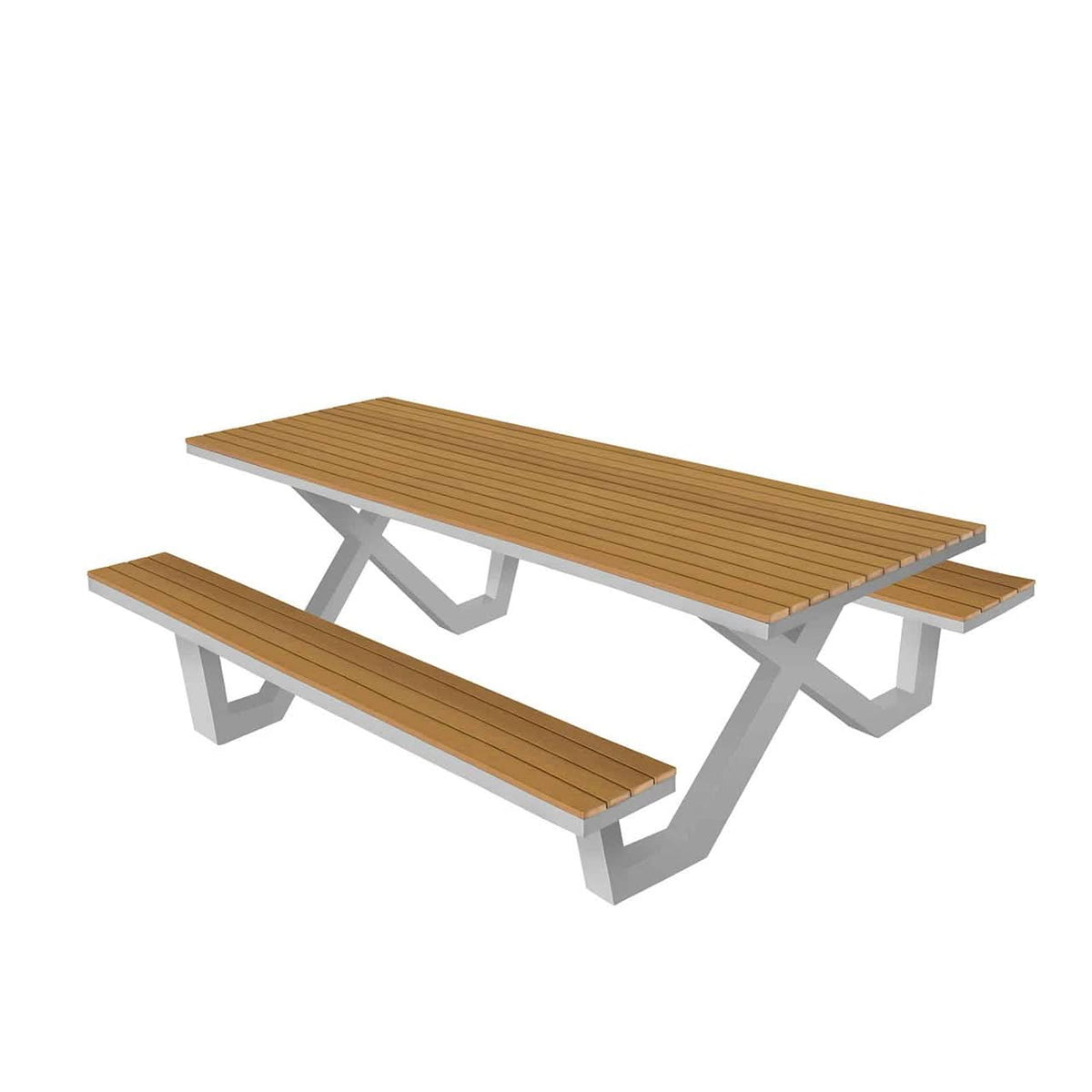 DecoScape Vienna Aluminum Outdoor Picnic Table