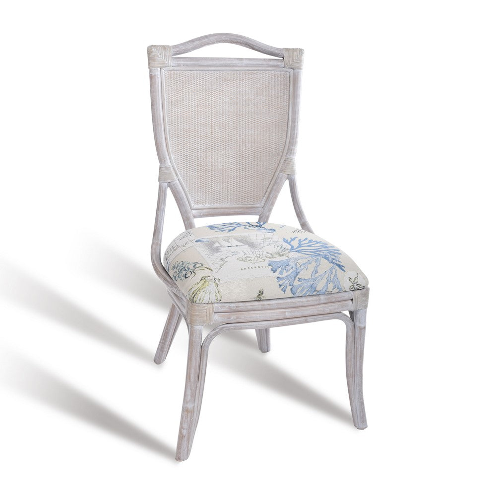 Alexander & Sheridan Serengeti Rattan Indoor Stationary Side Chair
