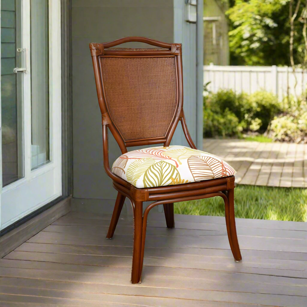 Alexander & Sheridan Serengeti Rattan Indoor Stationary Side Chair