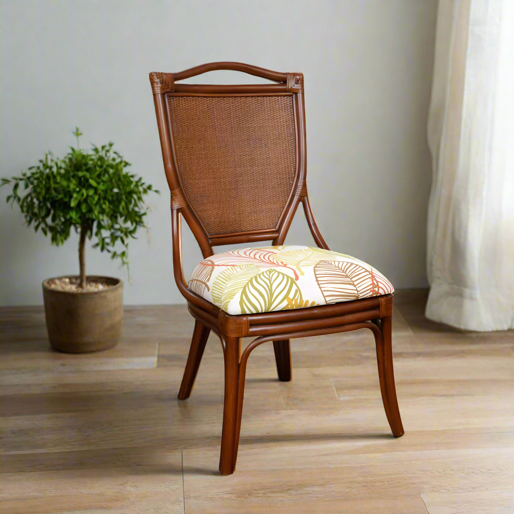 Alexander & Sheridan Serengeti Rattan Indoor Stationary Side Chair