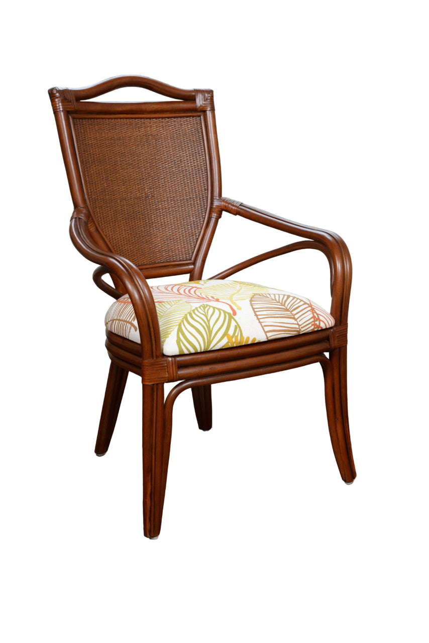Alexander & Sheridan Serengeti Rattan Indoor 5 Piece  Dining Set with Arm Chairs