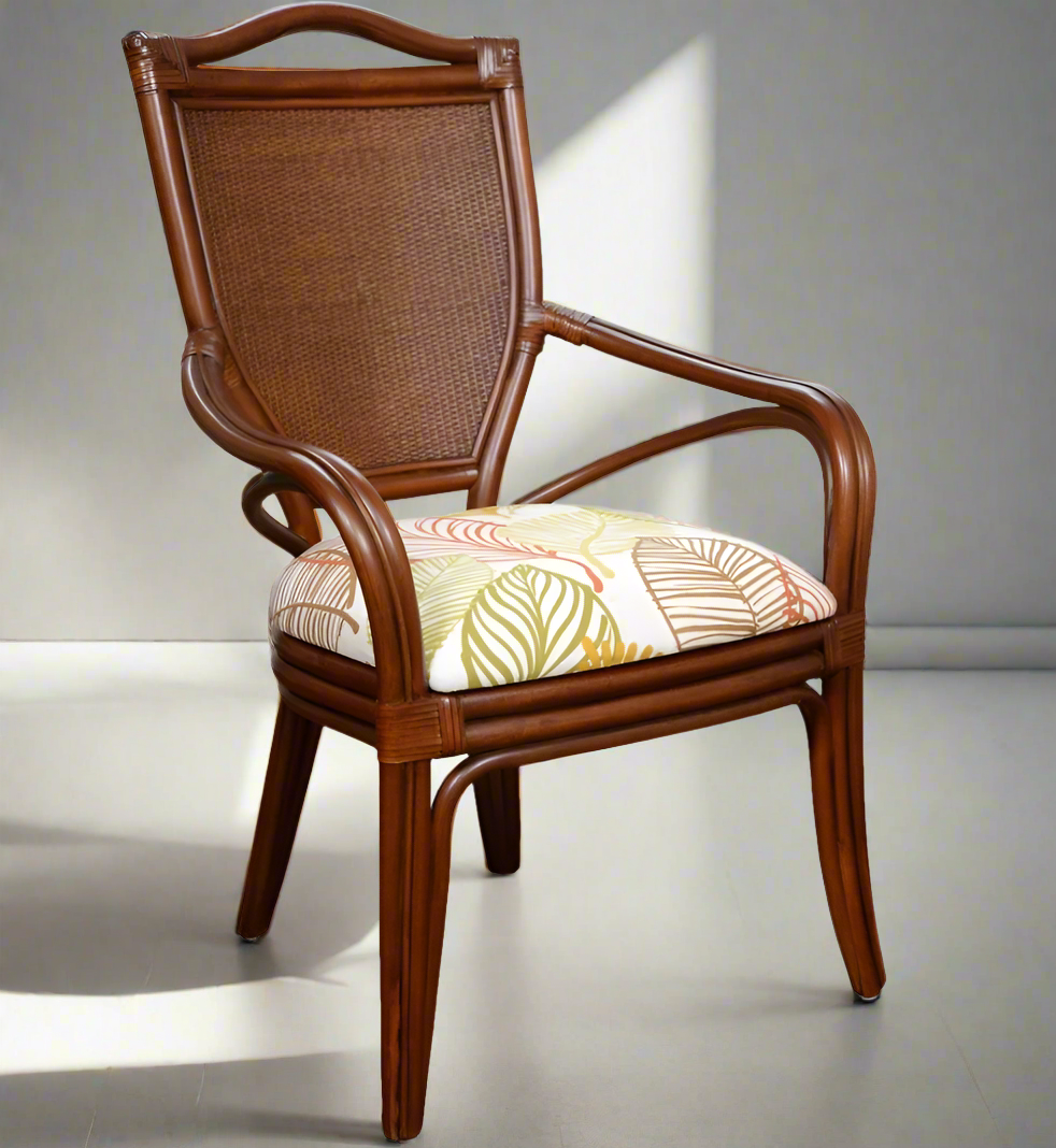 Alexander & Sheridan Serengeti Rattan Indoor Stationary Armchair