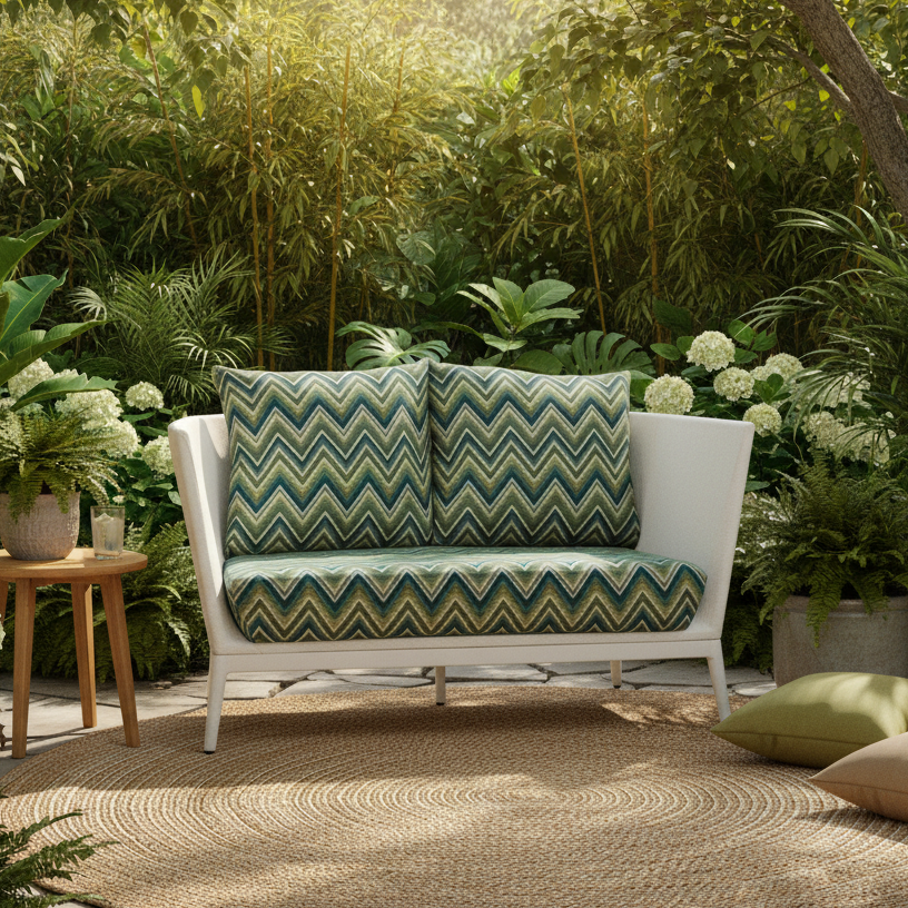 DecoScape Cosmo Aluminum Outdoor Loveseat