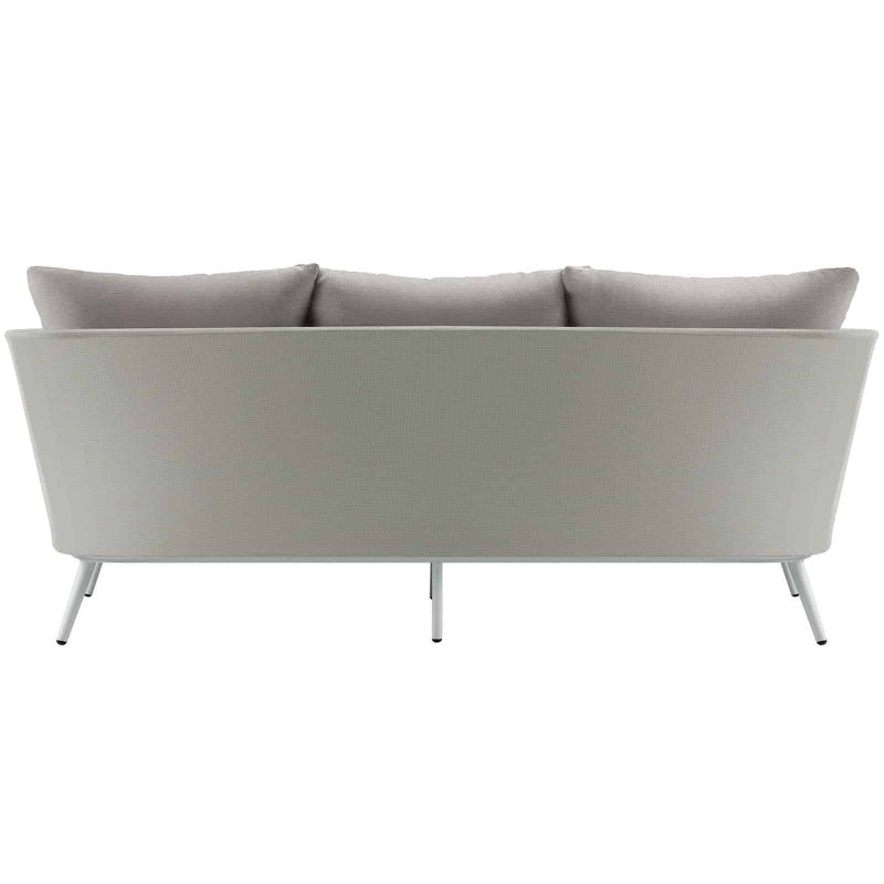DecoScape Cosmo Powder Coated Aluminum Outdoor Sofa