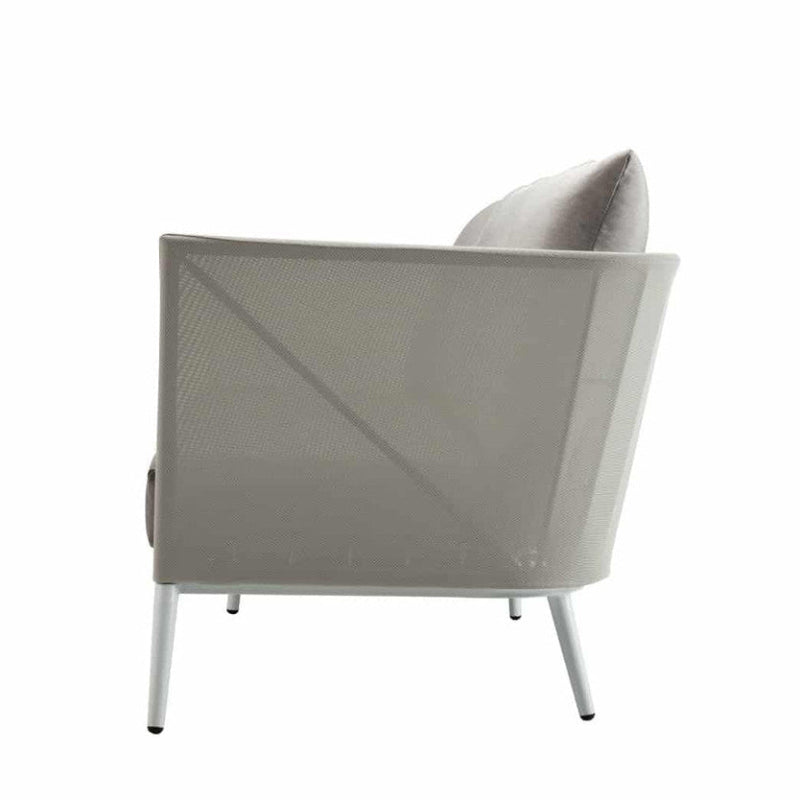 DecoScape Cosmo Powder Coated Aluminum Outdoor Sofa