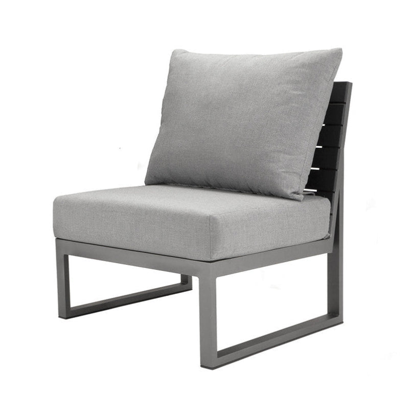 DecoScape Modera Aluminum Outdoor Armless Lounge Chair