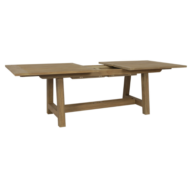 Sunset West Coastal Teak Outdoor Extension Dining Table