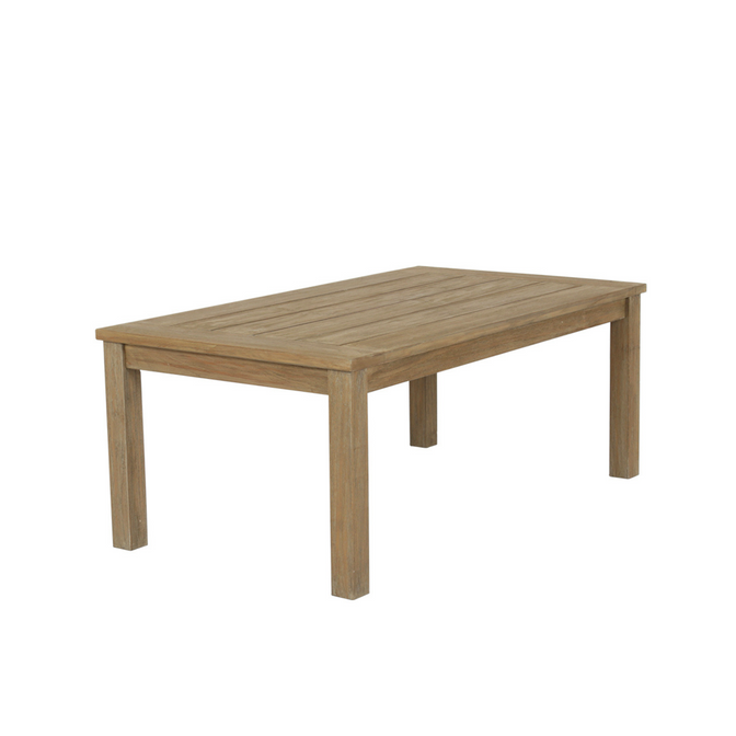Sunset West Coastal Teak Outdoor Rectangular Coffee Table