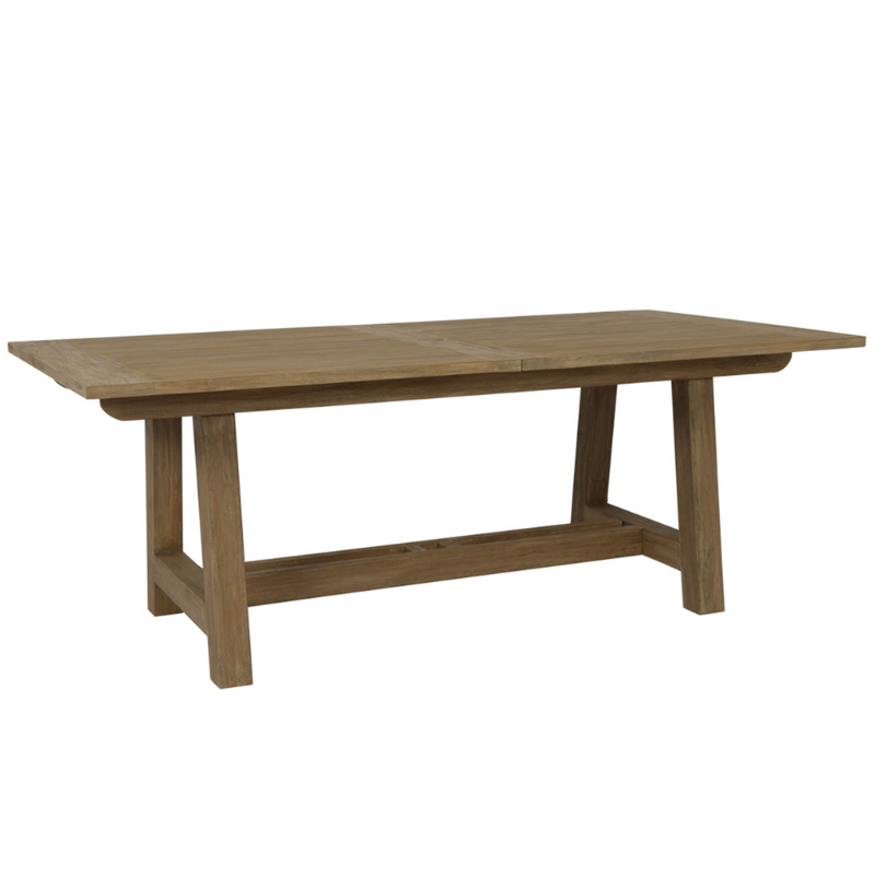 Sunset West Coastal Teak Outdoor Extension Dining Table
