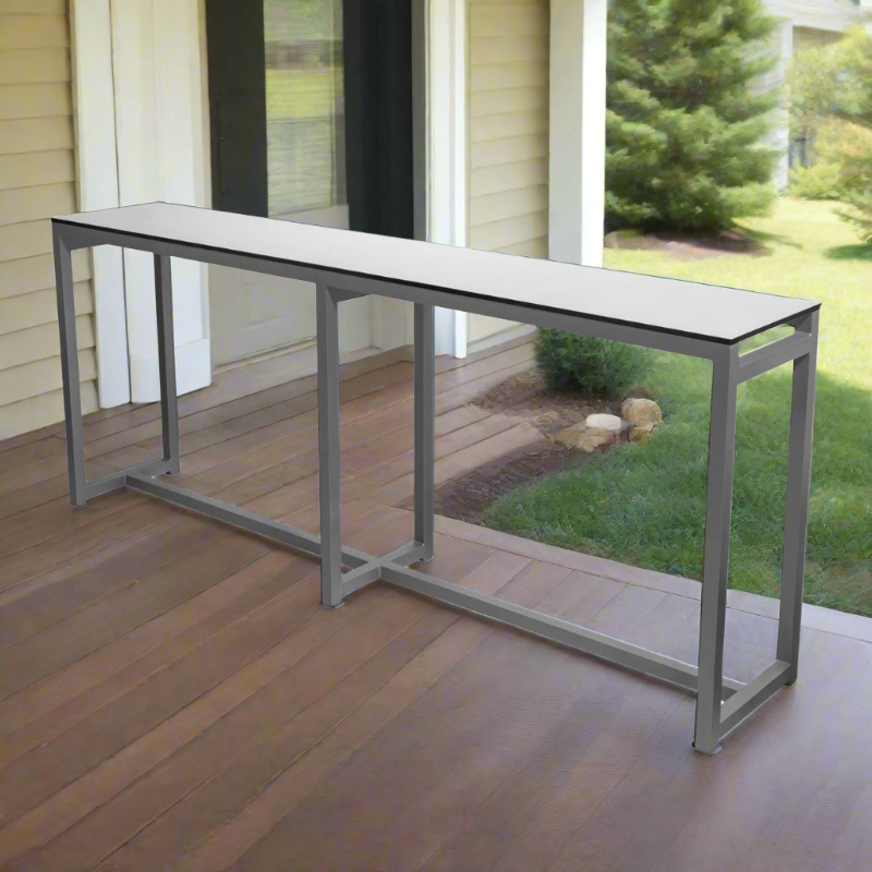 DecoScape Modera Aluminum Outdoor Drink Rail