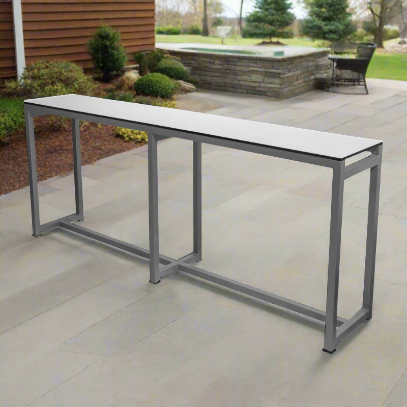 DecoScape Modera Aluminum Outdoor Drink Rail