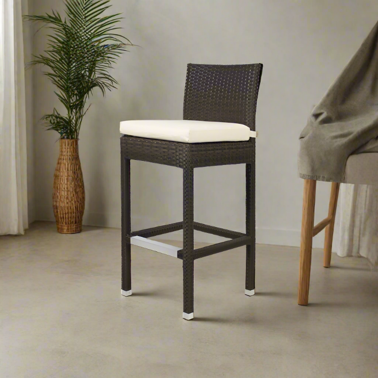 DecoScape Zen Wicker Bar Stool
