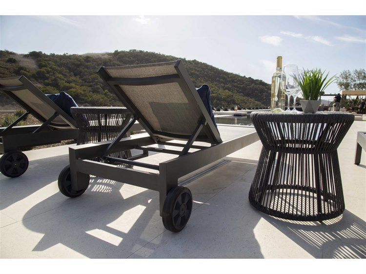Sunset West Redondo Aluminum Outdoor Adjustable Sling Chaise