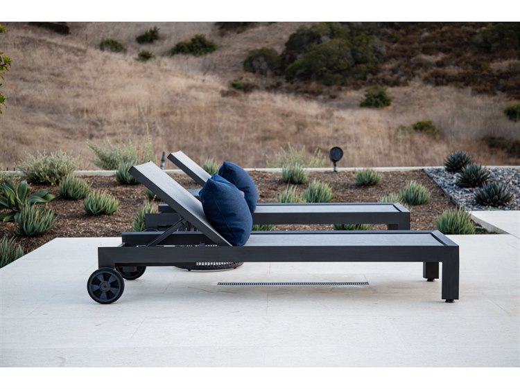 Sunset West Redondo Aluminum Outdoor Adjustable Sling Chaise