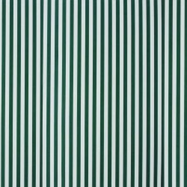 Lloyd Flanders : Sunbrella Safari green/white stripe