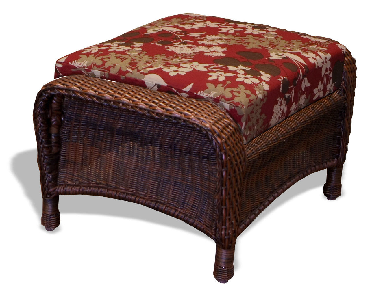 Tortuga Outdoor Sea Pines Resin Wicker Ottoman