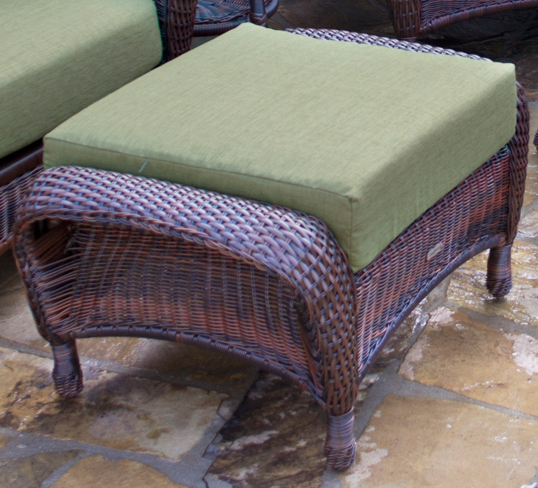 Tortuga Outdoor Sea Pines Resin Wicker Ottoman