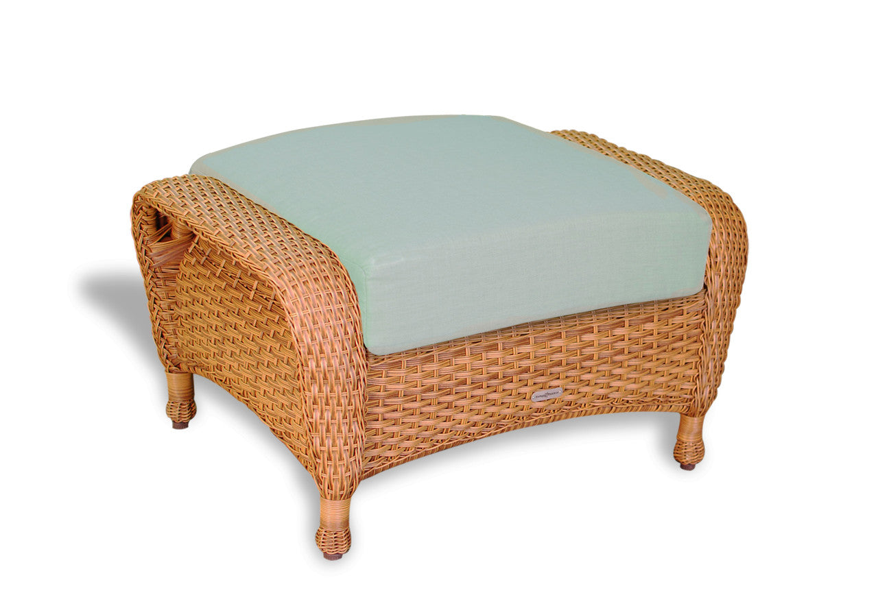 Tortuga Outdoor Sea Pines Resin Wicker Ottoman