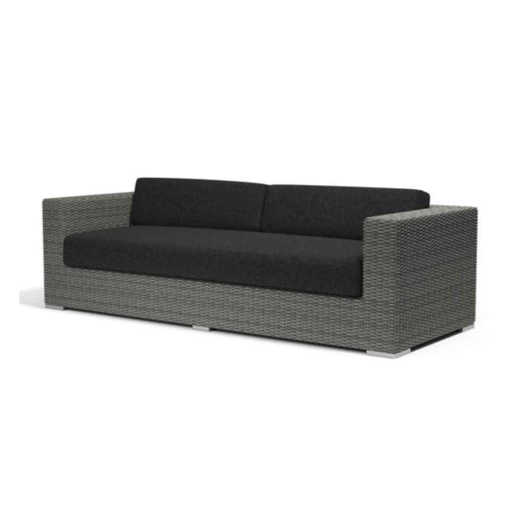 Sunset West Emerald II Sofa With Cushion - Spectrum Carbon