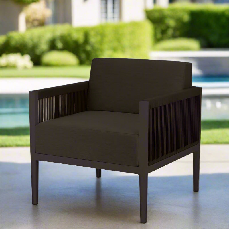 DecoScape Skye Aluminum Outdoor Club Chair Style 2