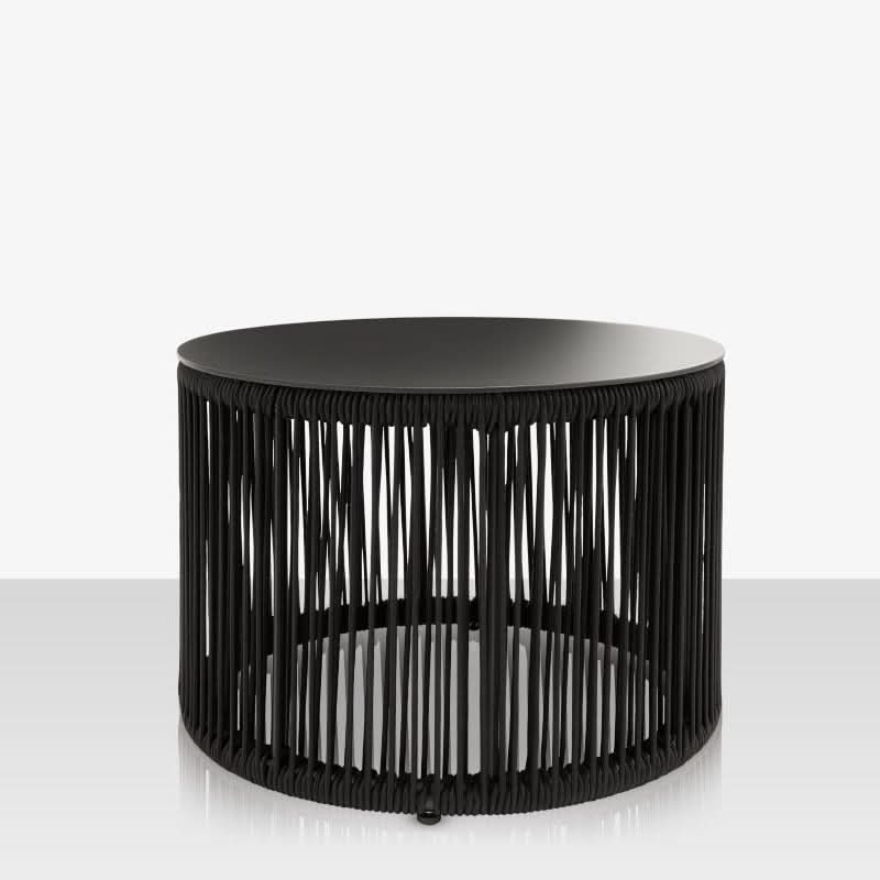 DecoScape Skye Aluminum Outdoor Round Side Table