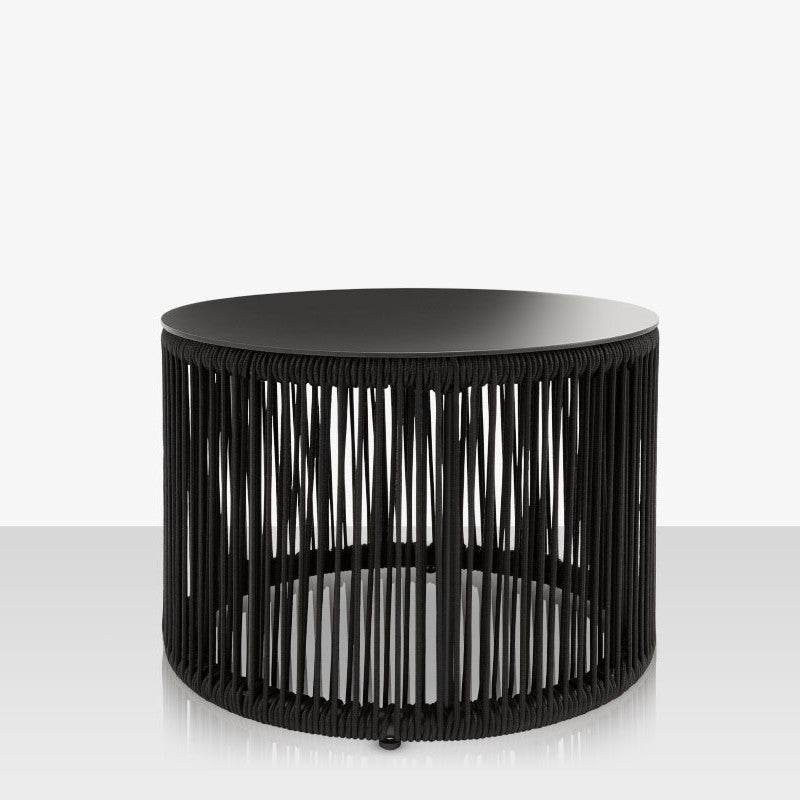 DecoScape Skye Aluminum Outdoor Round Side Table