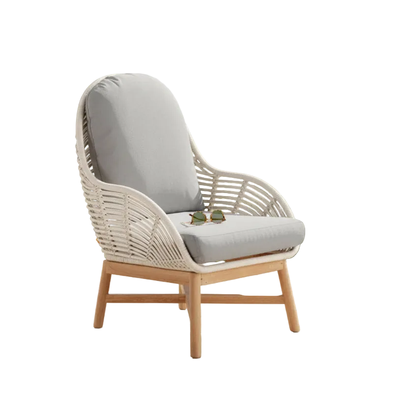 Skyline Design Alaska Teak Outdoor Occasional Chair