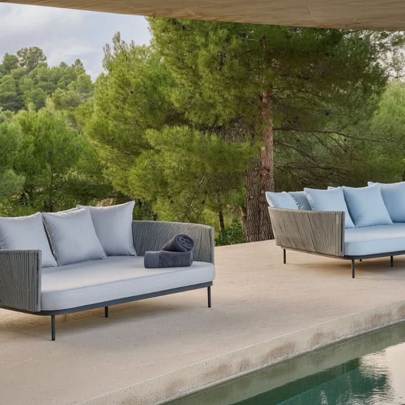 Skyline Design Boston Aluminum Rope Outdoor Daybed