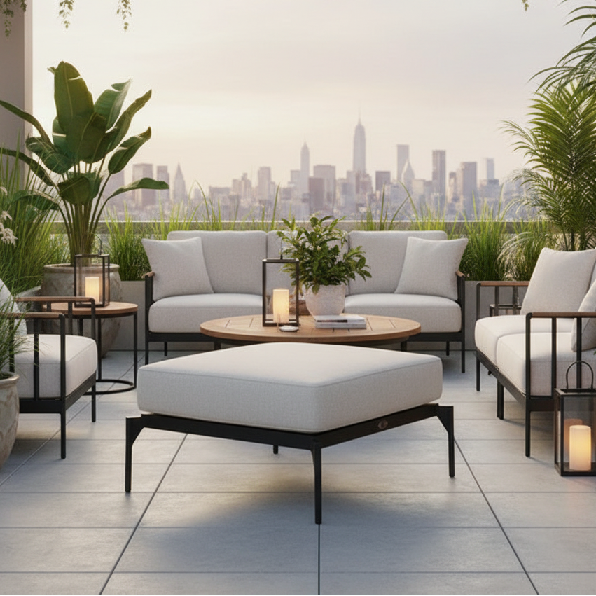 Skyline Design Boston Ottoman