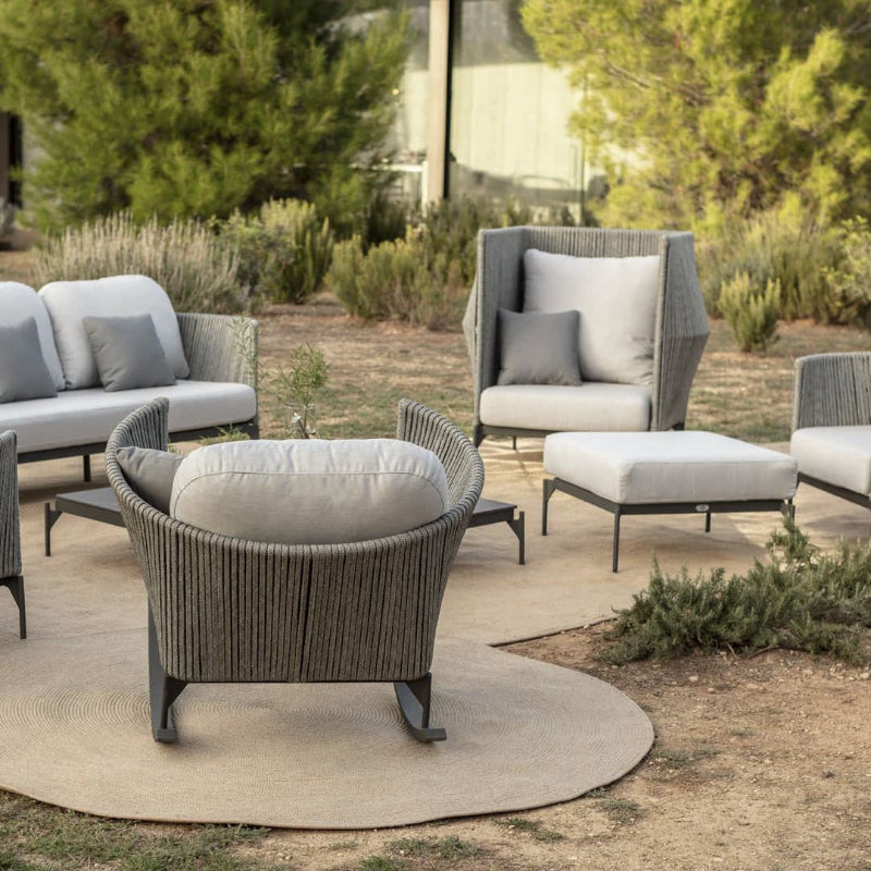 Skyline Design Boston Aluminum Outdoor Ottoman