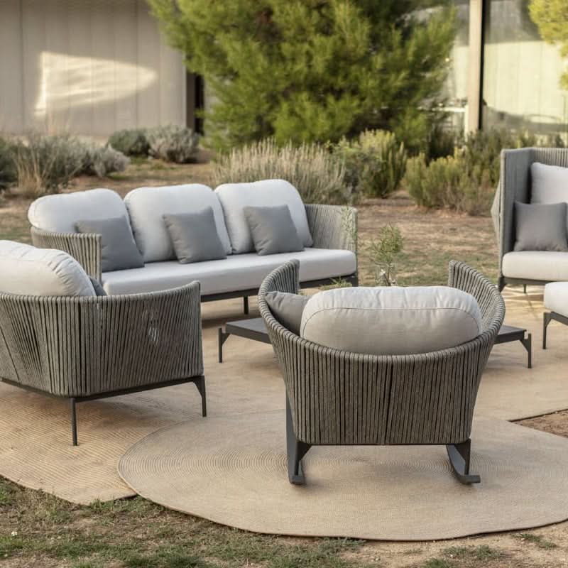 Skyline Design Boston Aluminum Rope Outdoor Sofa