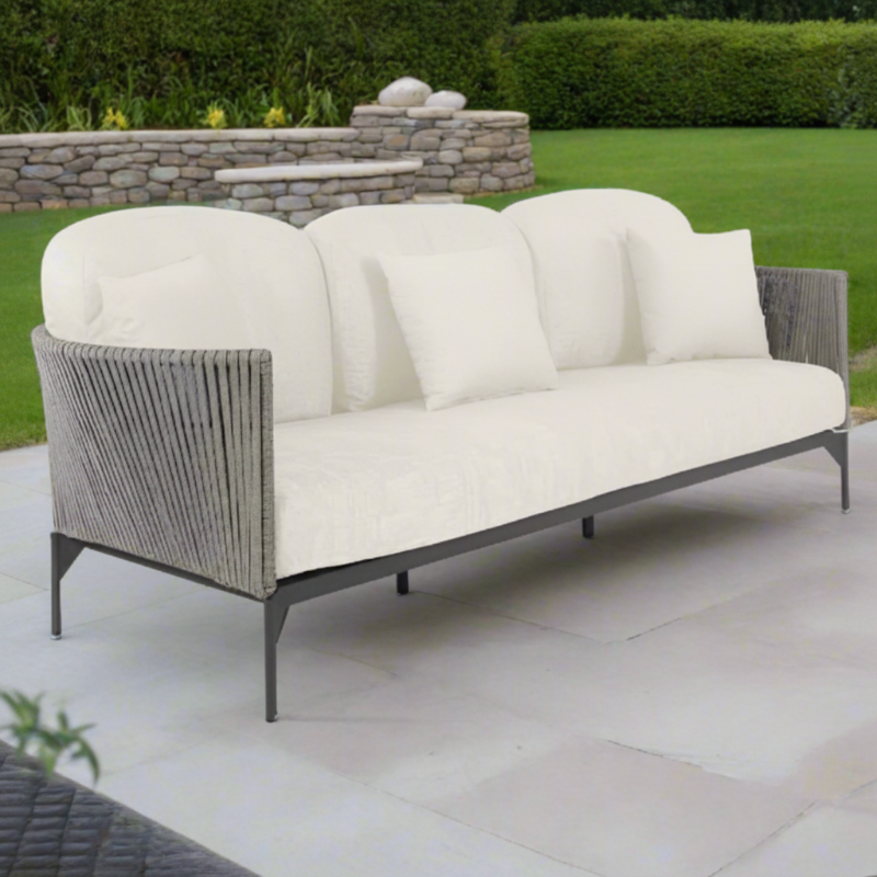 Skyline Design Boston Aluminum Rope Outdoor Sofa