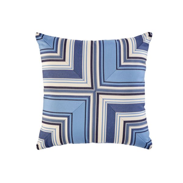 South Sea Rattan 18 x 18 Pillow Talk BLU-18M-8