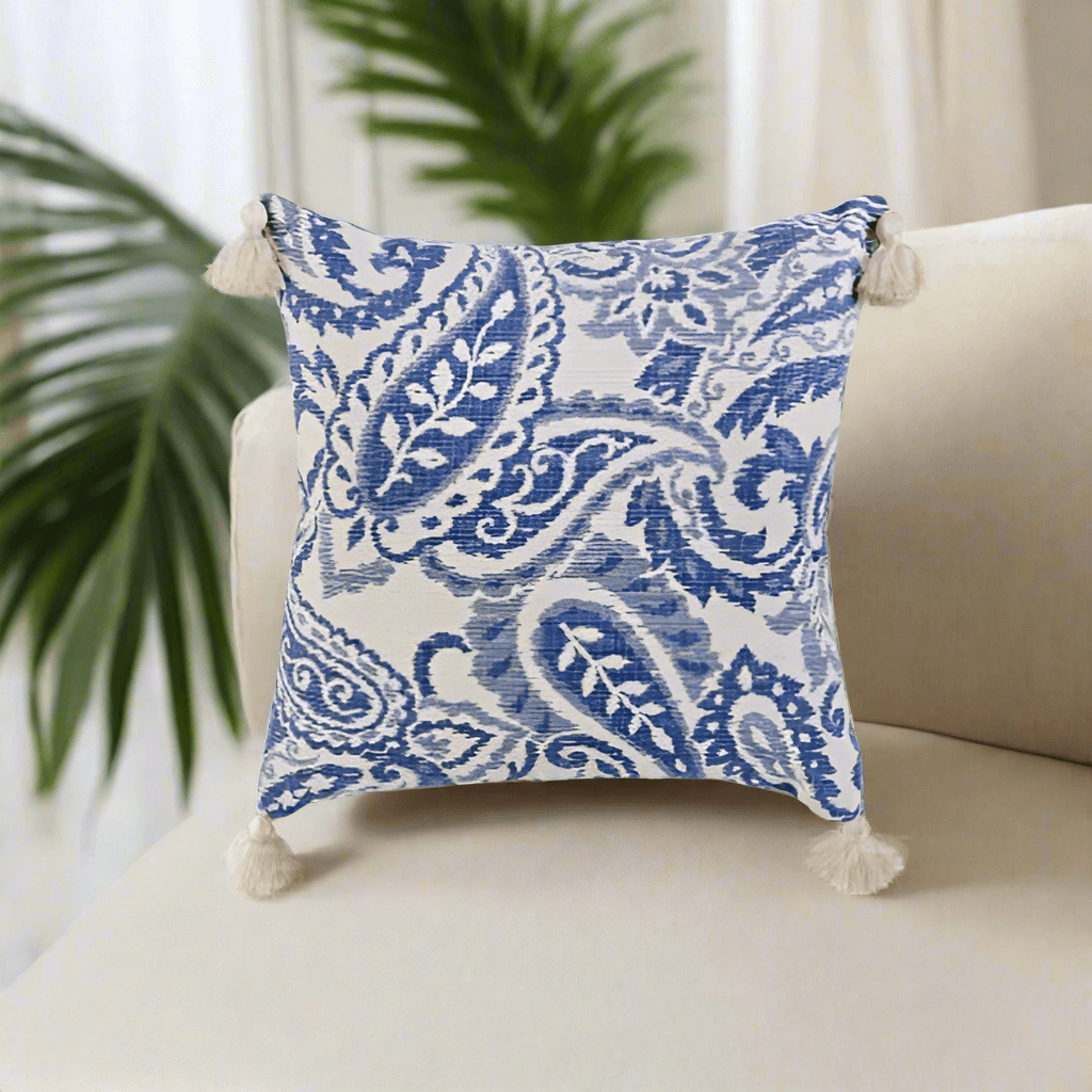 South Sea Rattan 18 x 18 Pillow Talk BLU-18T-6