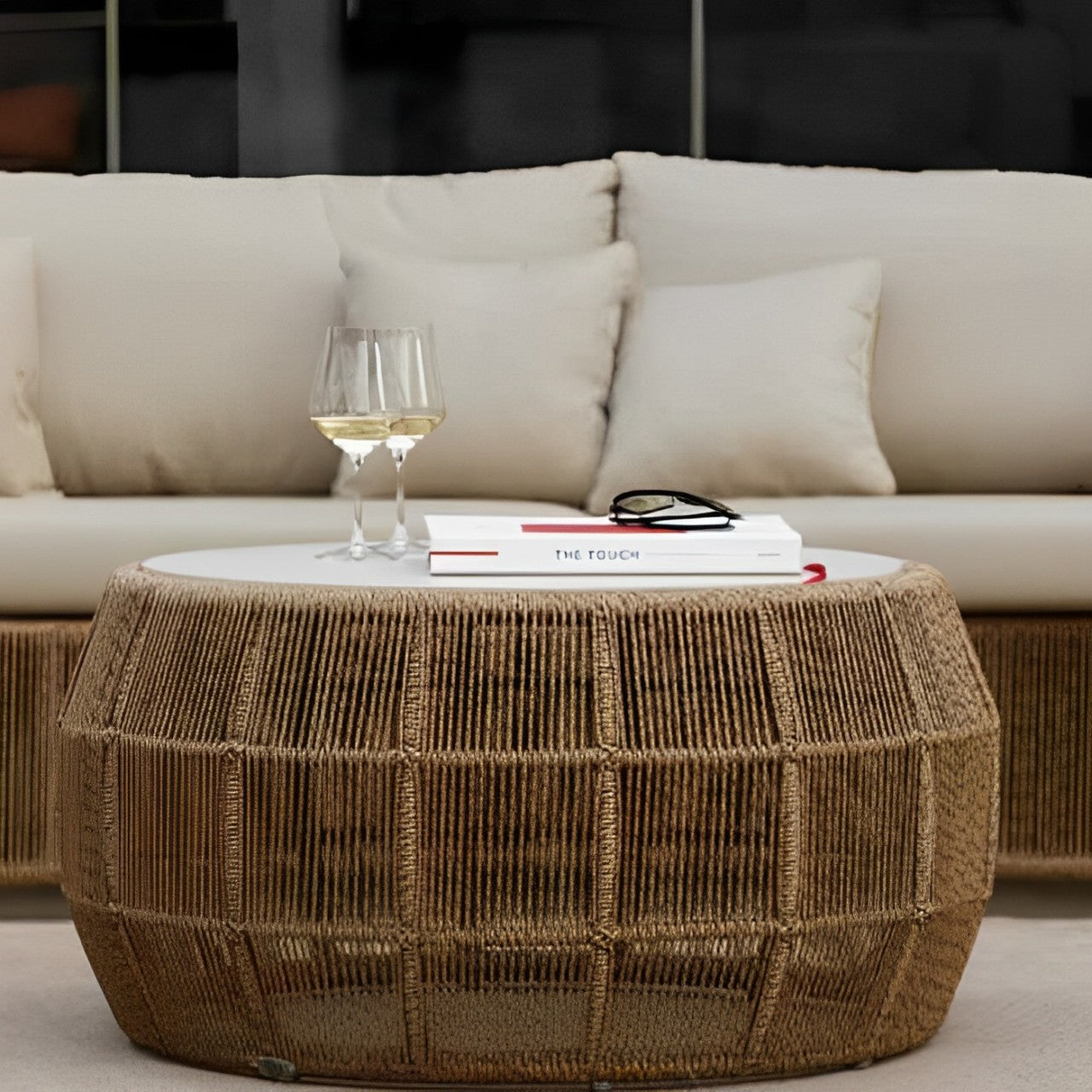 Skyline Design Calixto Coffee Table with Glass