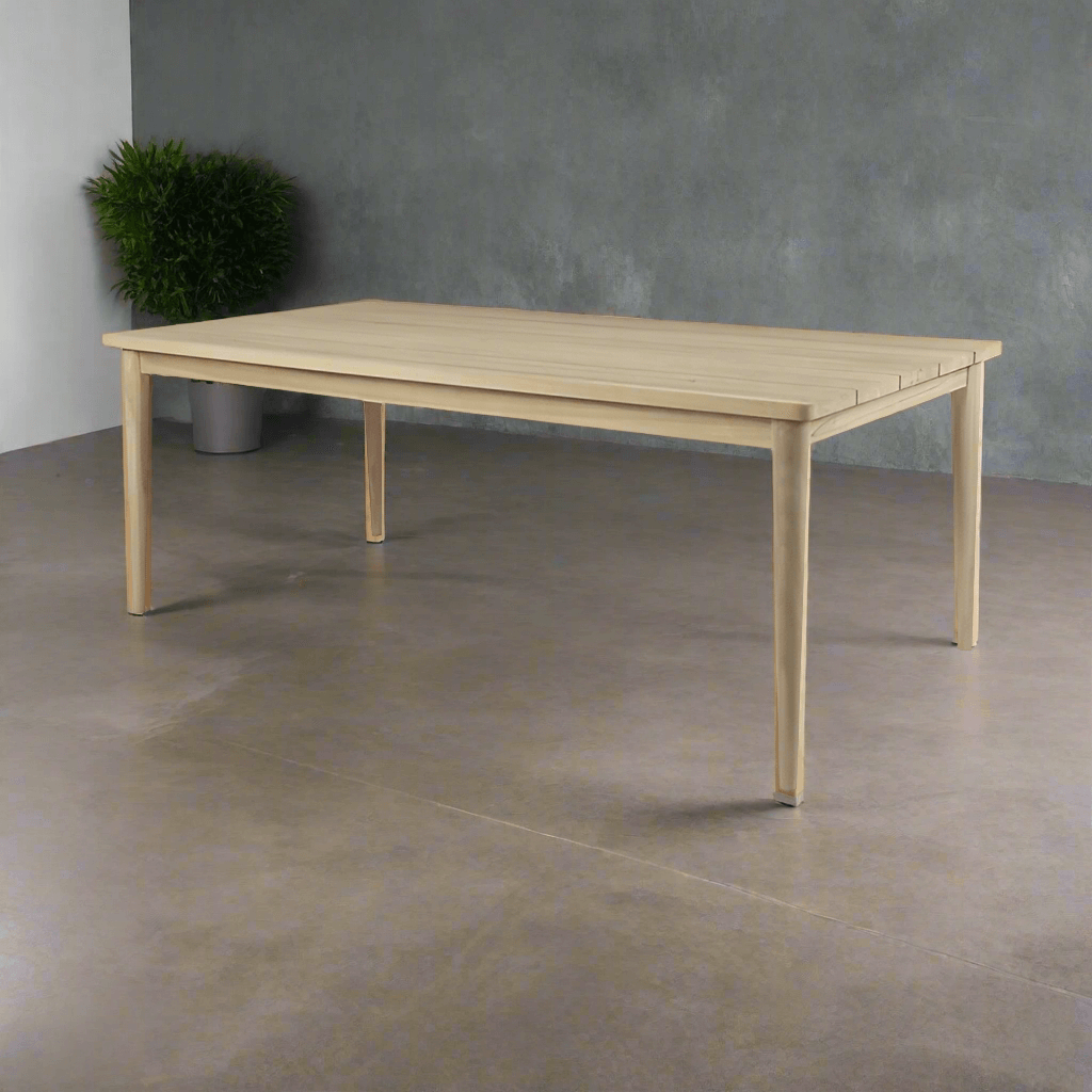 Skyline Design Calixto Teak Outdoor Rectangular Dining Table