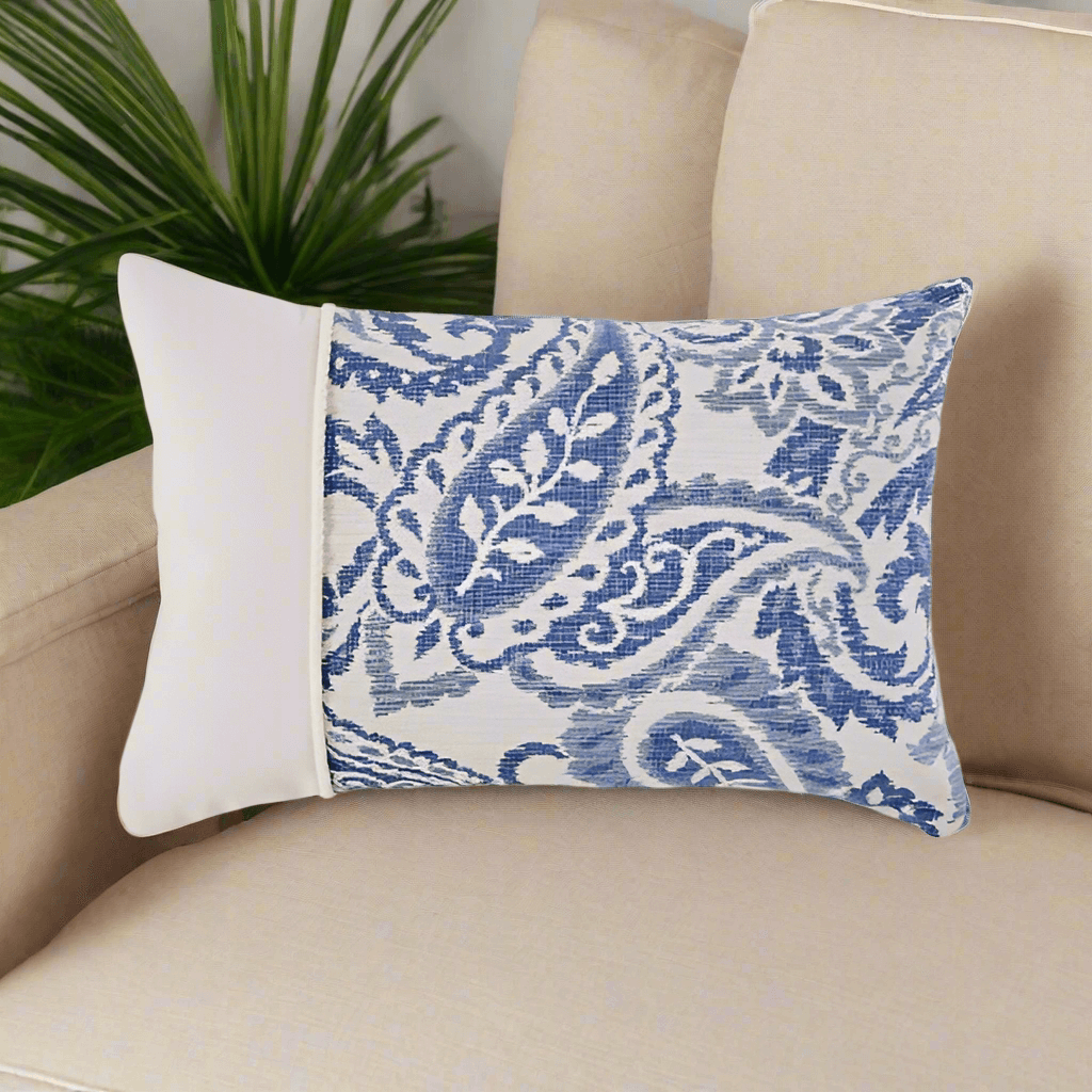 South Sea Rattan 20 x 13 Pillow Talk BLU-B-7