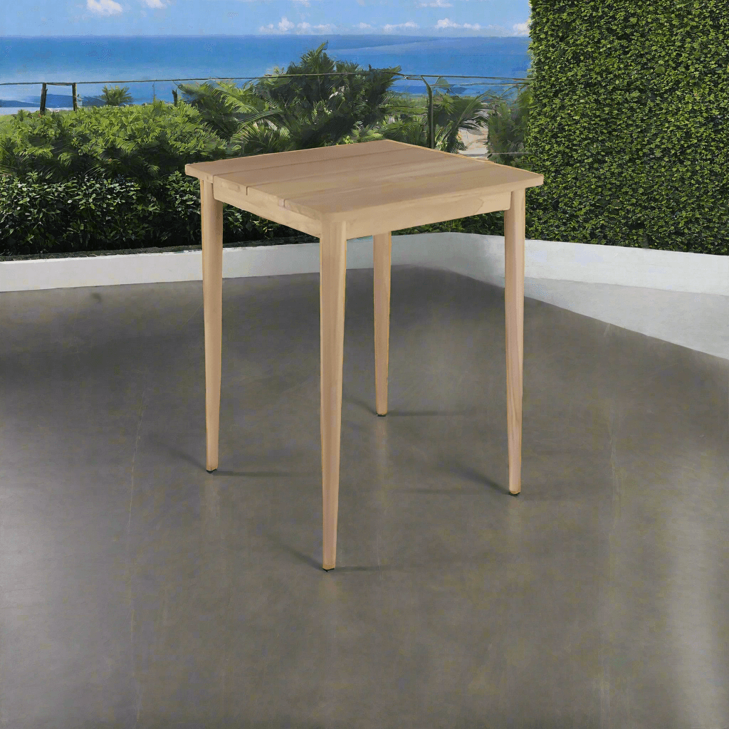 Skyline Design Calixto Square Teak Pub Table Image