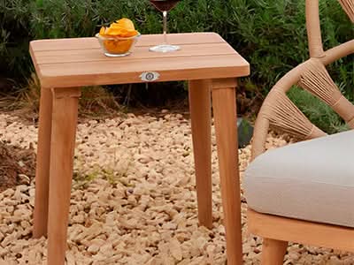 Skyline Design Krabi Teak Outdoor Side Table