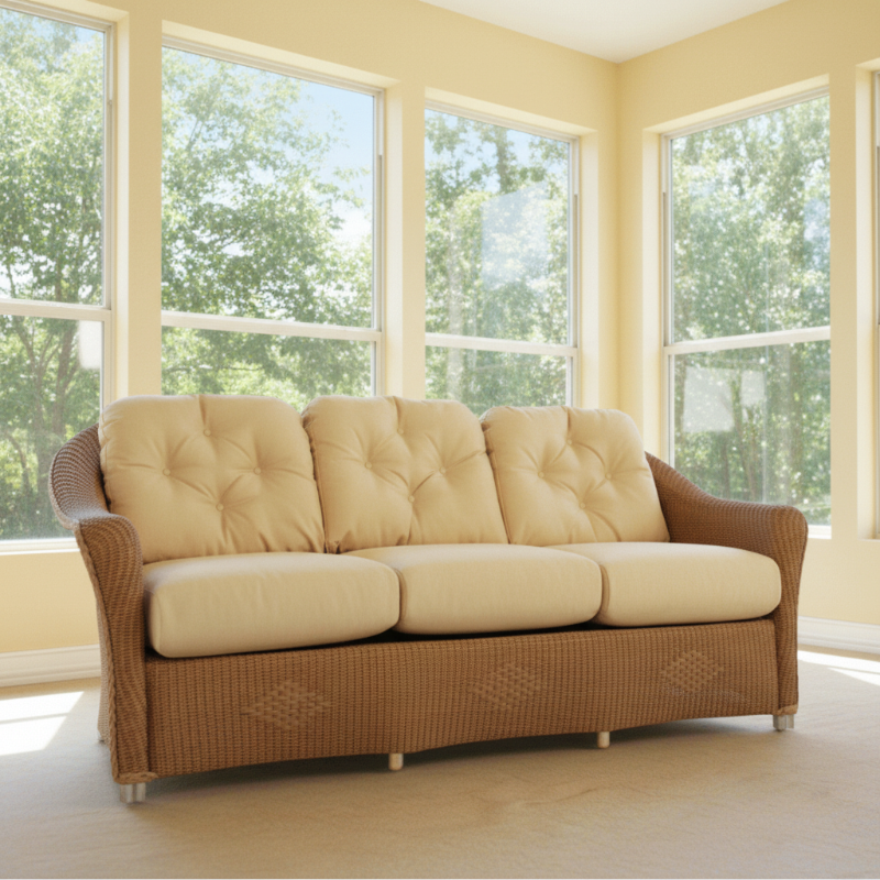 Lloyd Flanders Reflections Wicker Outdoor Sofa