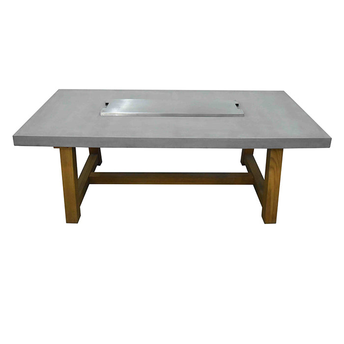 Elementi Sonoma GFRC Outdoor Dining Fire Pit Table