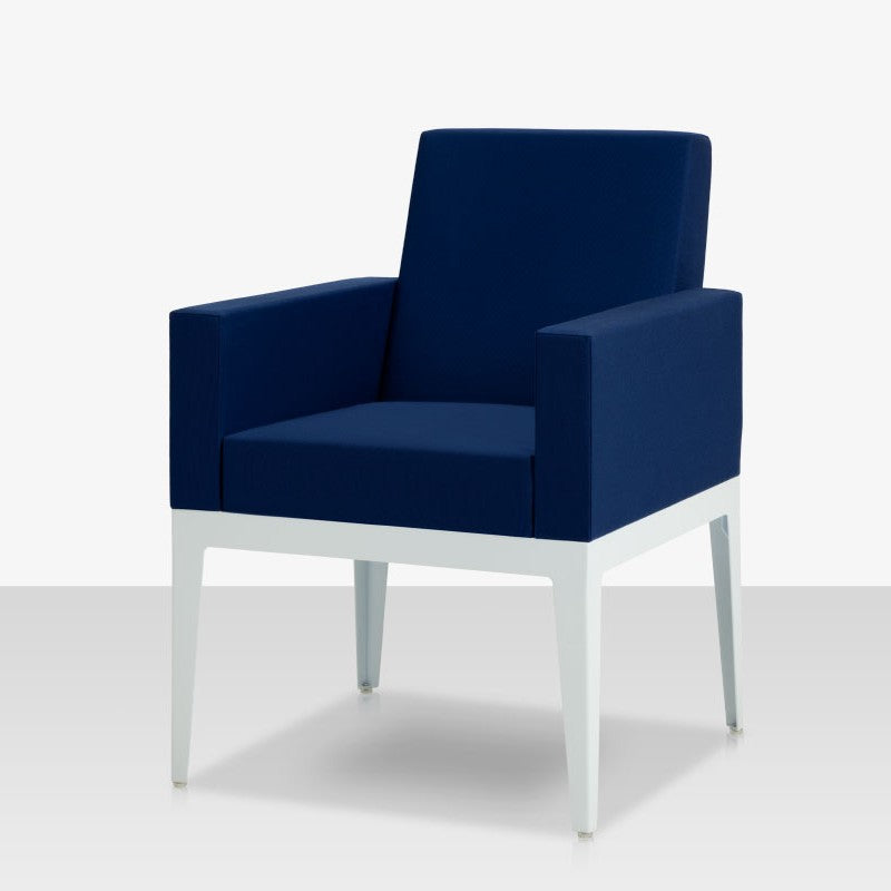 DecoScape South Beach Aluminum Outdoor Dining Arm Chair