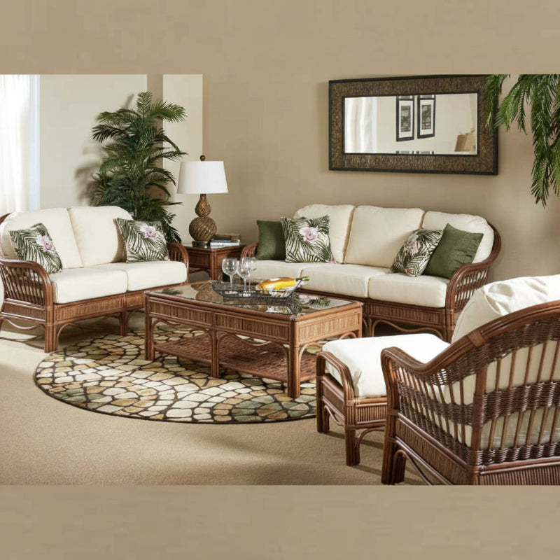 South Sea Rattan Bermuda Indoor Loveseat