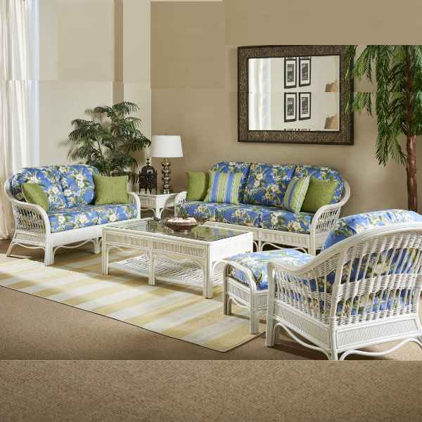 South Sea Rattan Bermuda Indoor Loveseat