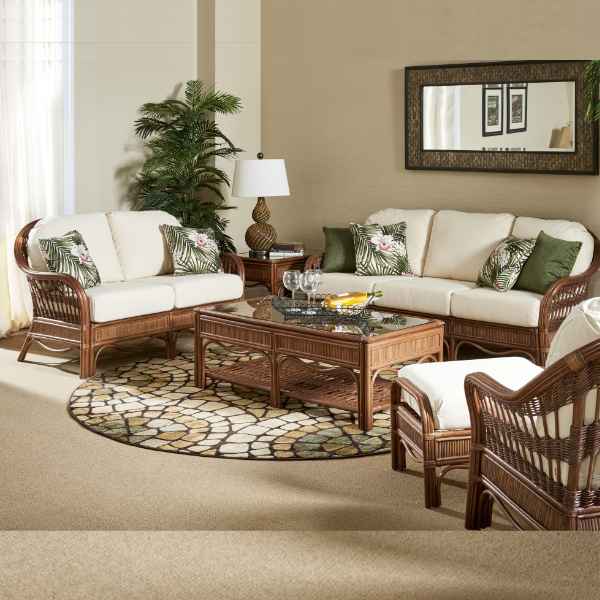 South Sea Rattan Bermuda Indoor Sofa