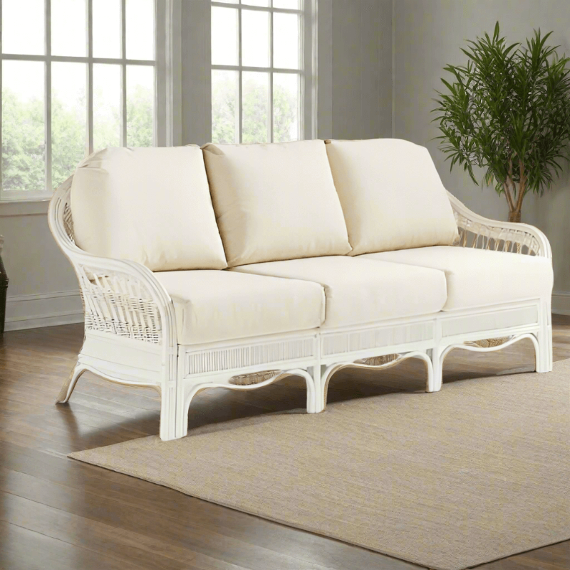 South Sea Rattan Bermuda Wicker Indoor Sofa