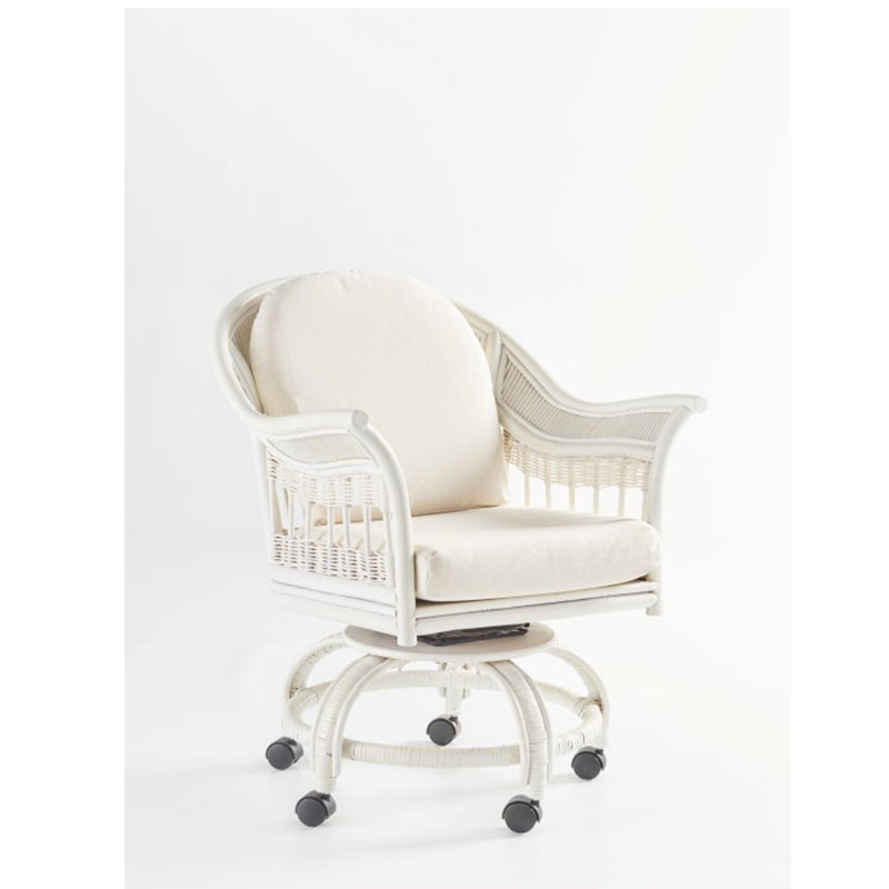 South Sea Rattan Bermuda Indoor Swivel Tilt Caster Chair