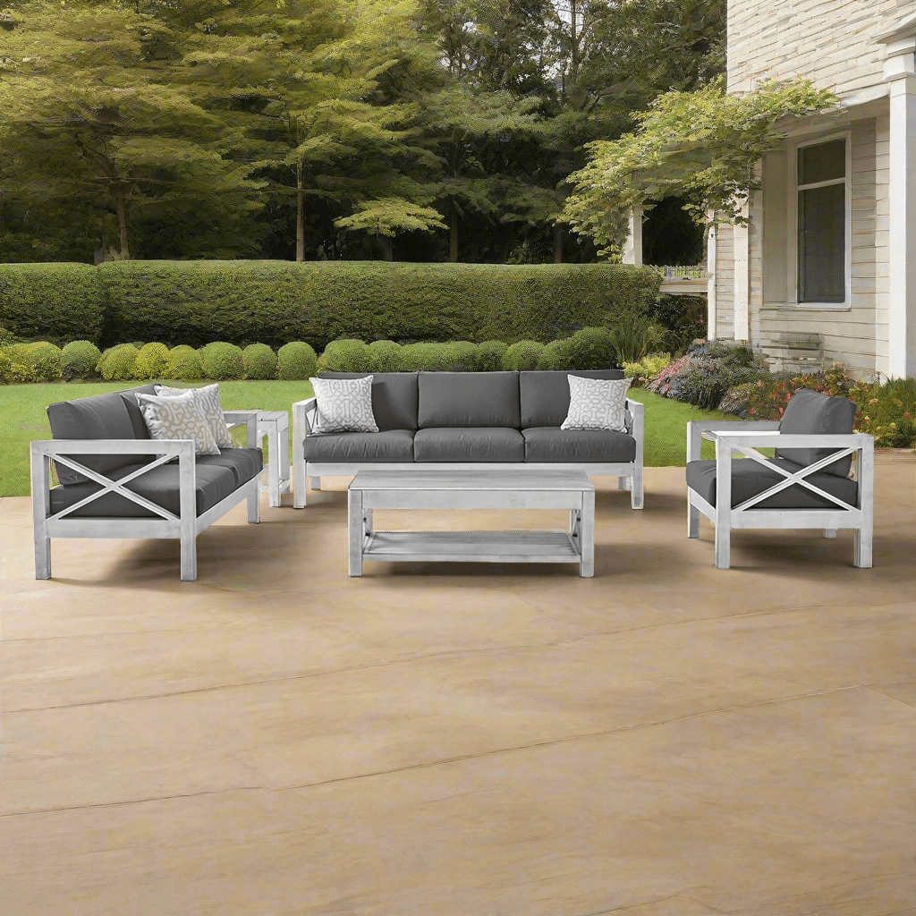 South Sea Rattan Farlowe 4-Piece Living Set