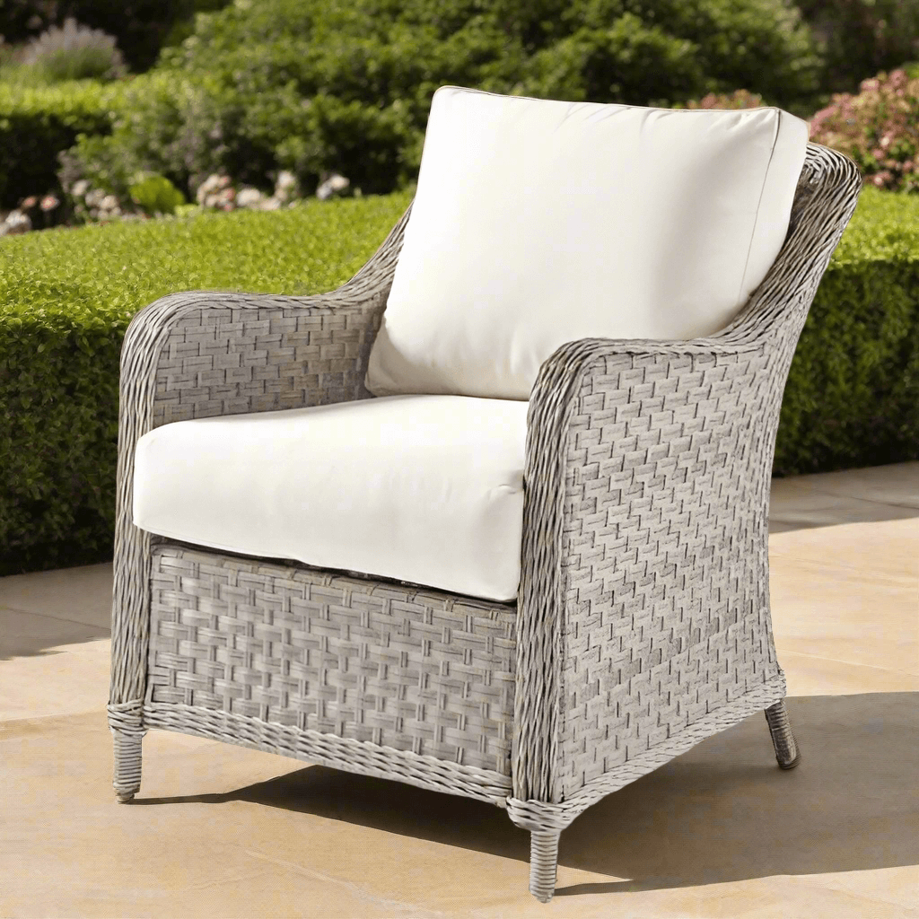 South Sea Rattan Mayfair Wicker Outdoor Lounge Chair