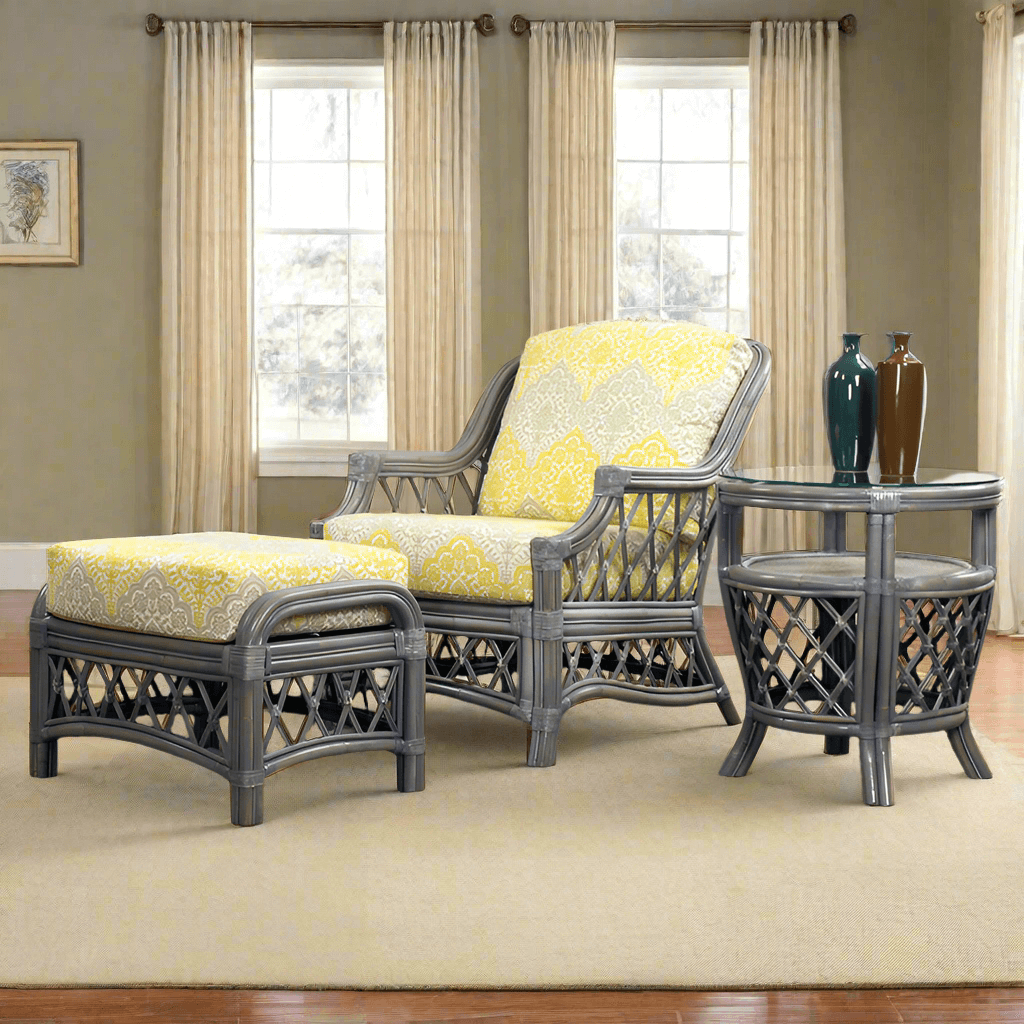 South Sea Rattan Nadine Indoor Living Room Set